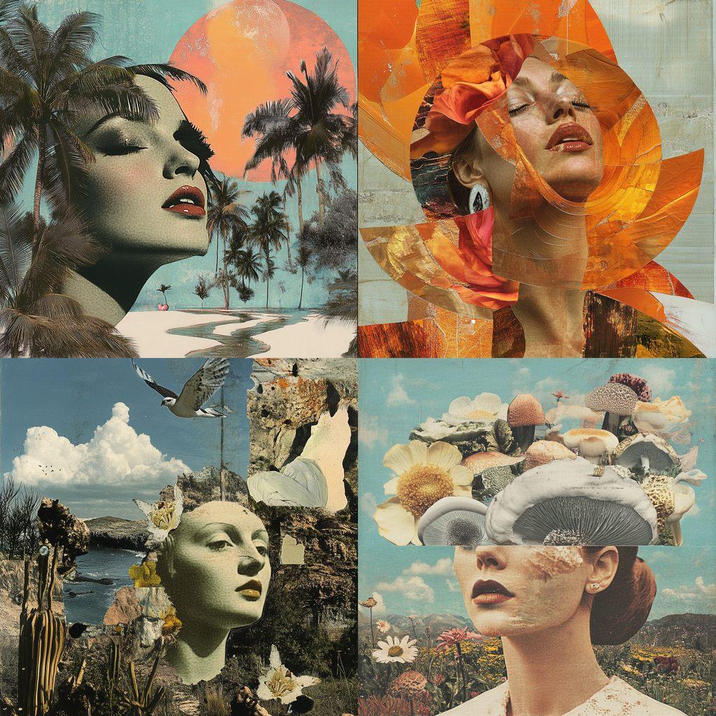 Digital collage style, Midjourney V6.1, render 1 of 4