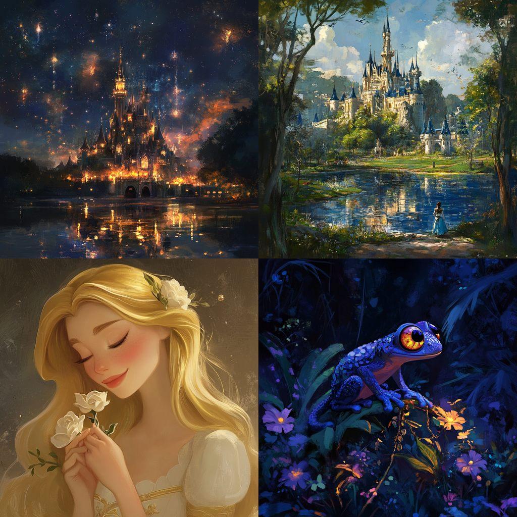 Disney Studio style, Midjourney V6.1, render 1 of 4