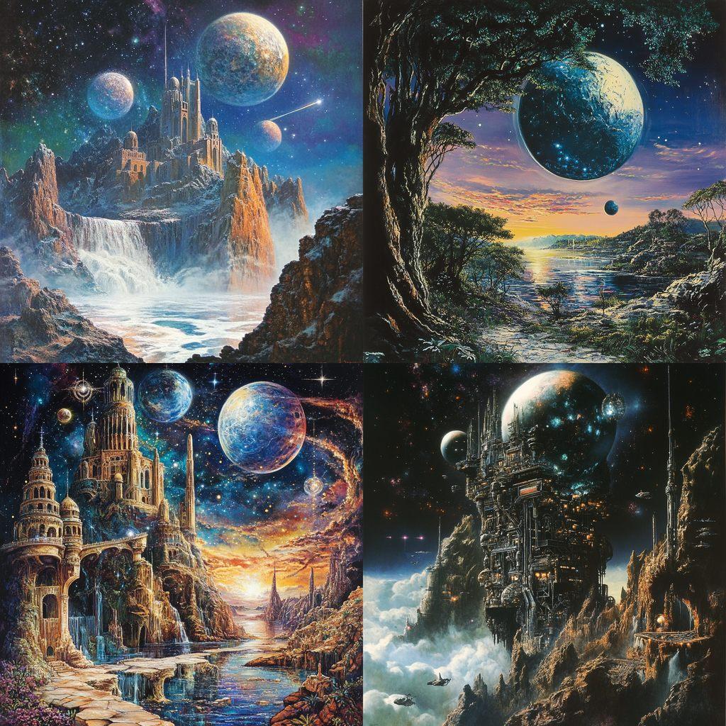 Don Dixon style, Midjourney V6.1, render 1 of 4