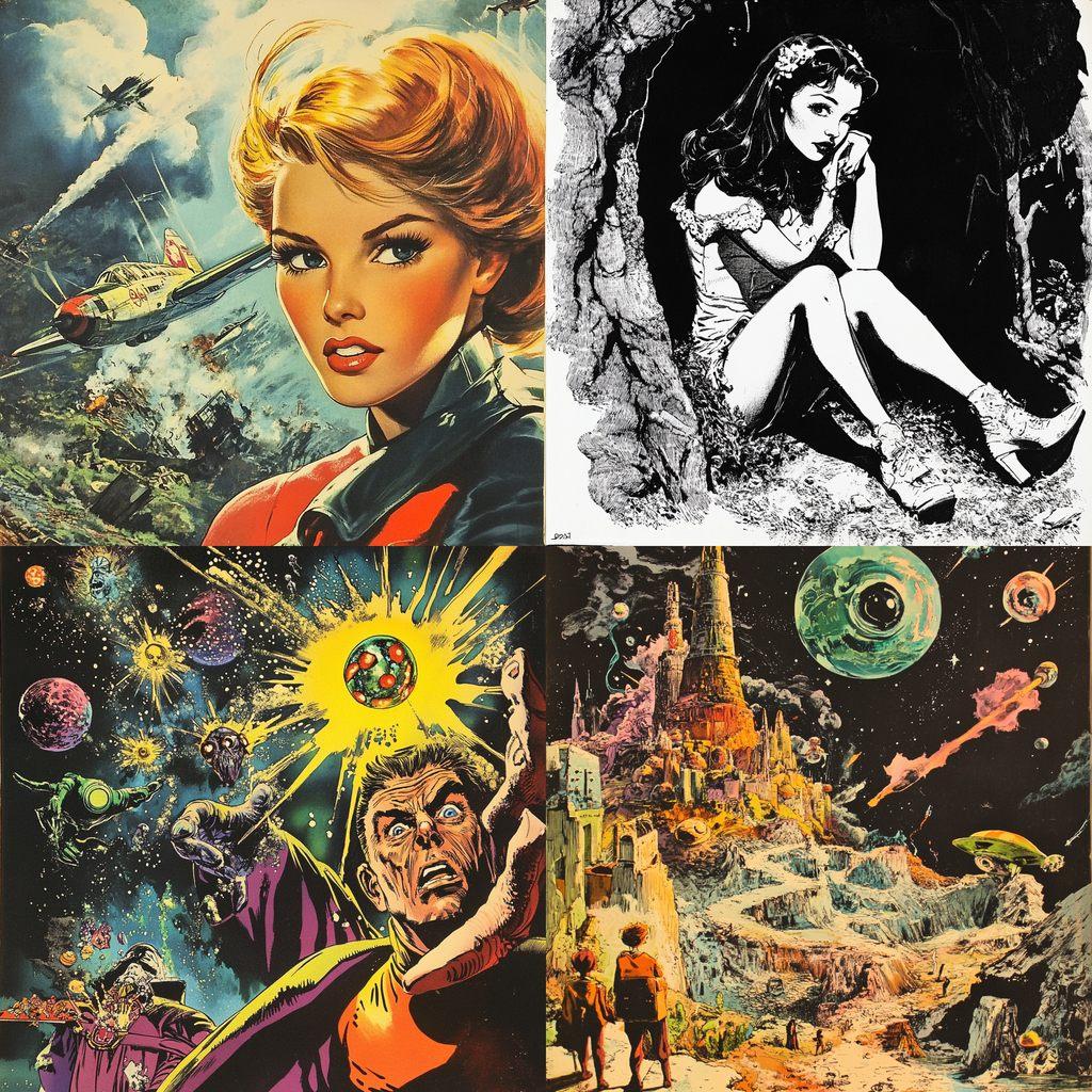 Don Heck style, Midjourney V6.1, render 1 of 4