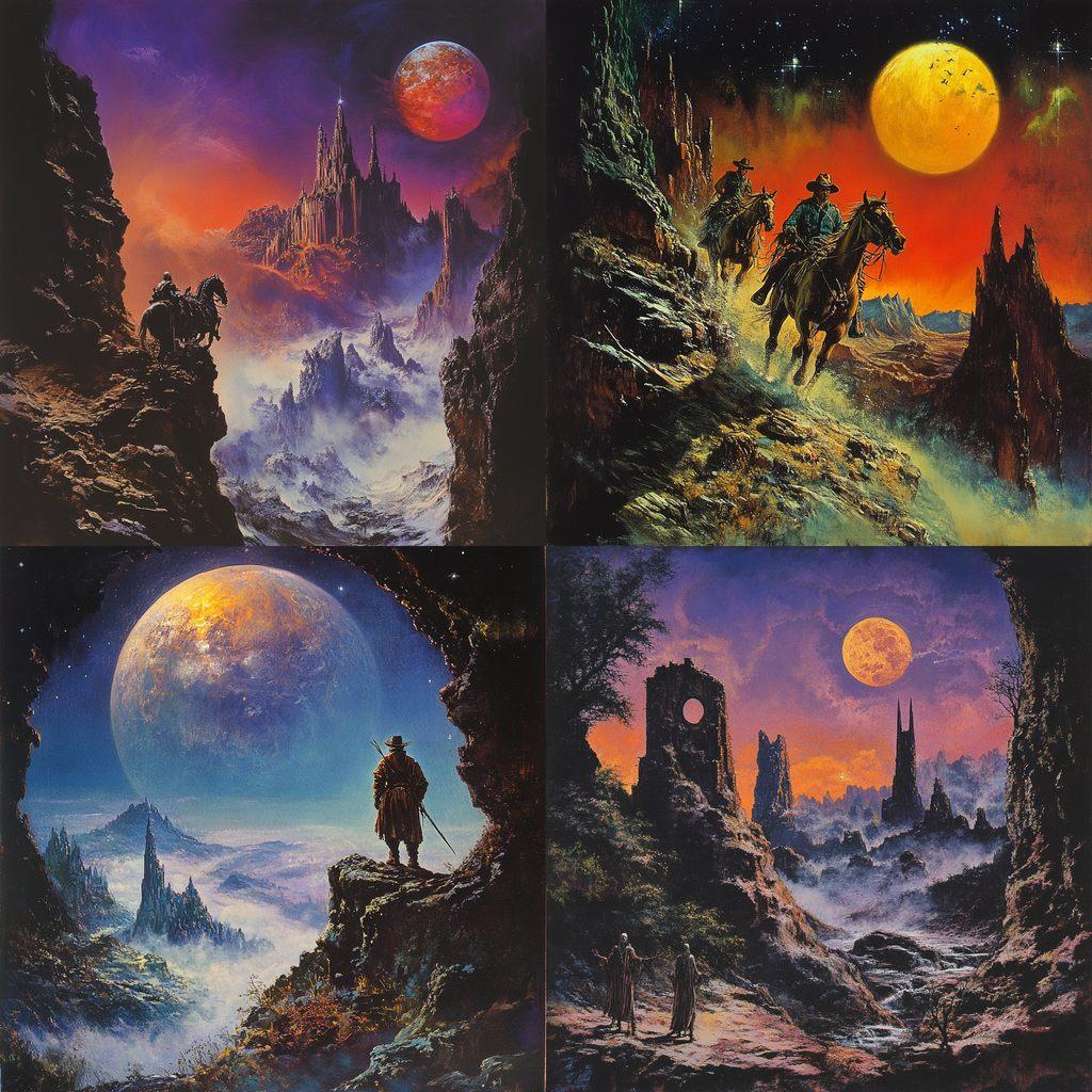 Don Maitz style, Midjourney V6.1, render 1 of 4