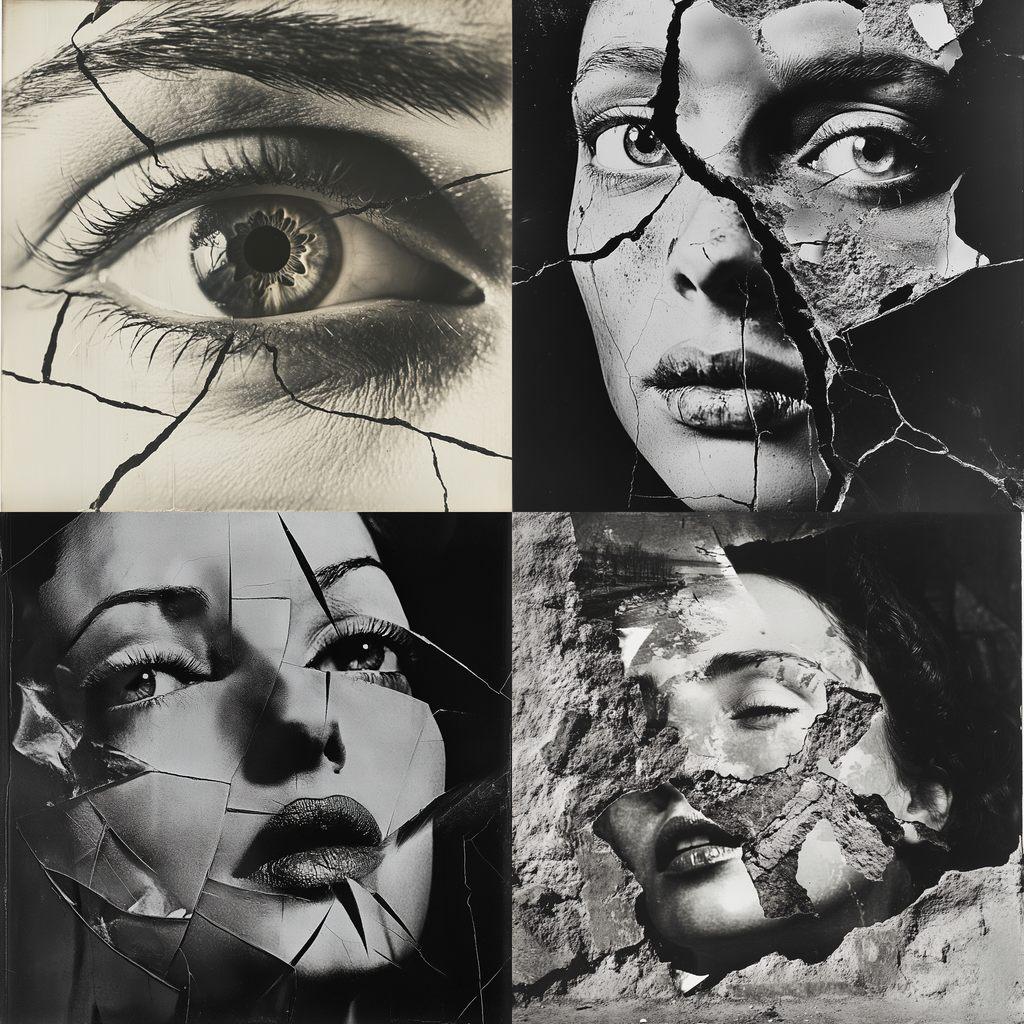 Dora Maar style, Midjourney V6.1, render 1 of 4