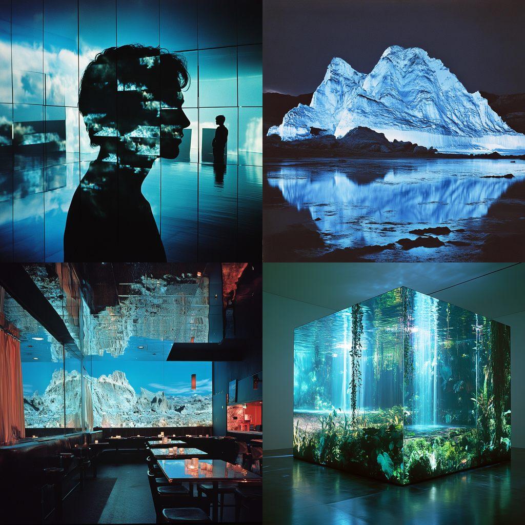 Doug Aitken style, Midjourney V6.1, render 1 of 4