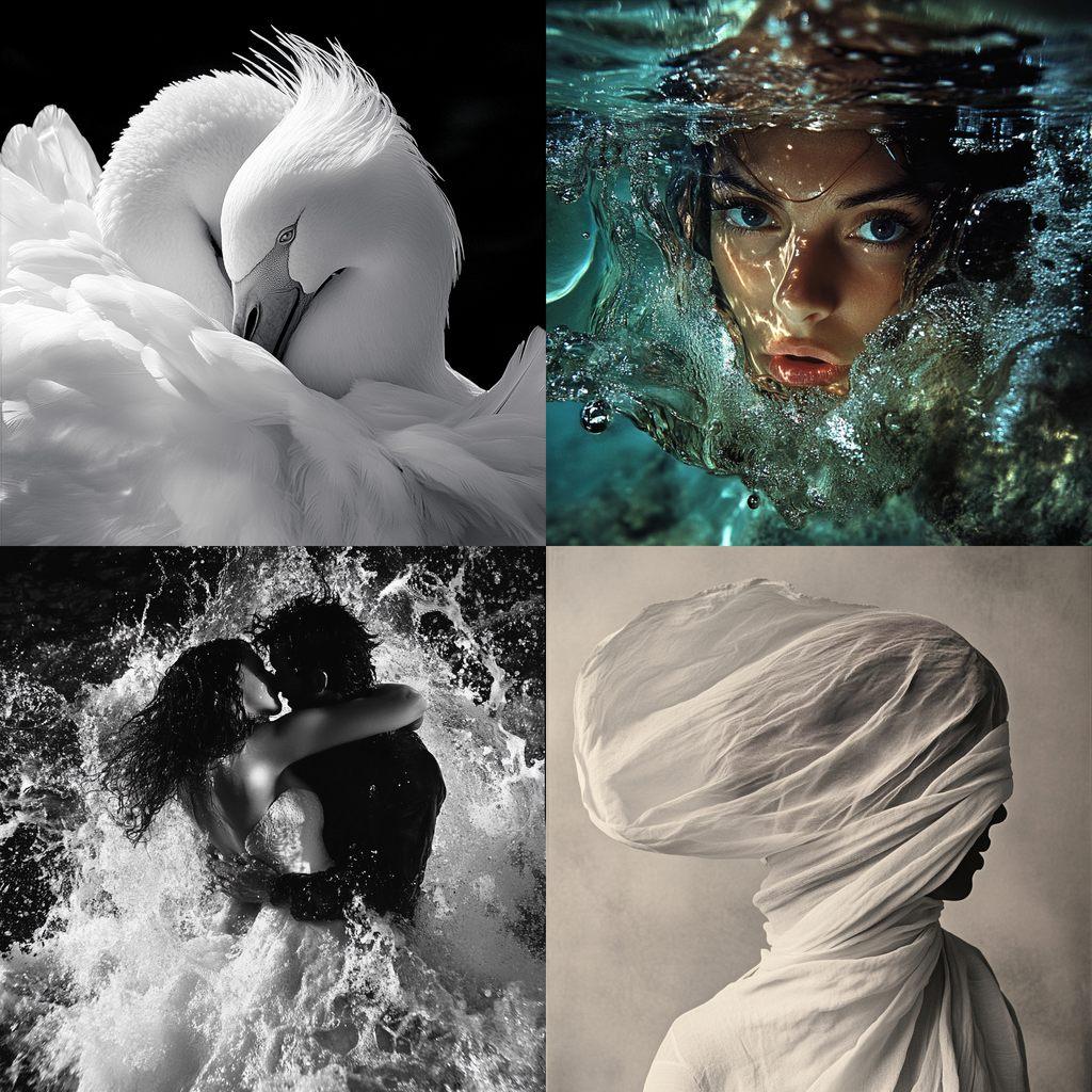 Douglas Kirkland style, Midjourney V6.1, render 1 of 4