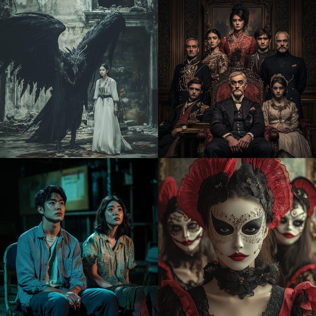 Drama movie style, Midjourney V6.1, render 1 of 4