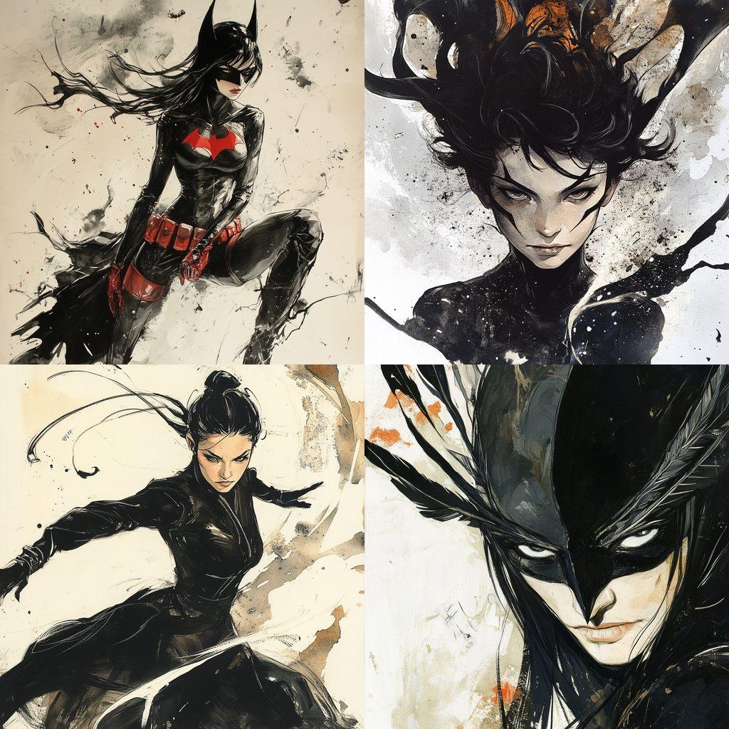 Dustin Nguyen style, Midjourney V6.1, render 1 of 4