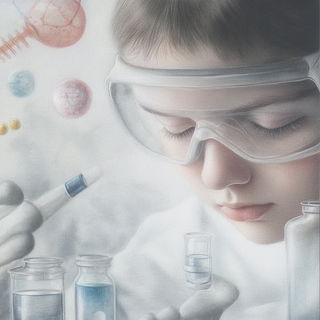 Kavros Graphic Union style, Midjourney V6.1: editorial illustration for popular scientific magazine cover