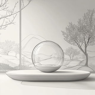Kinetoptic style, Midjourney V6.1: abstract 3D render