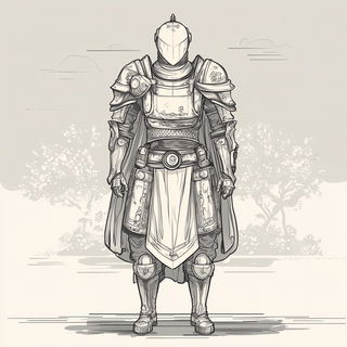 Kinetoptic style, Midjourney V6.1: concept art character design of retropunk steam knight