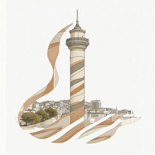 Rimebeam Coast style, Midjourney V6.1: bold minimalist logo design for Istanbul city municipal services