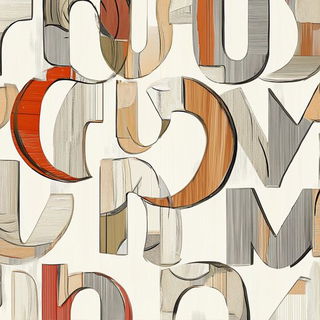 Rimebeam Coast style, Midjourney V6.1: typographic composition with large letters