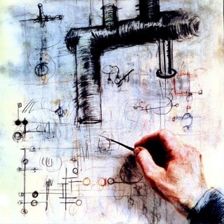Axialectica style, Midjourney V6.1: technical infrastructure blueprint schematics