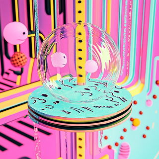 Insectarium Architecture style, Midjourney V6.1: abstract 3D render