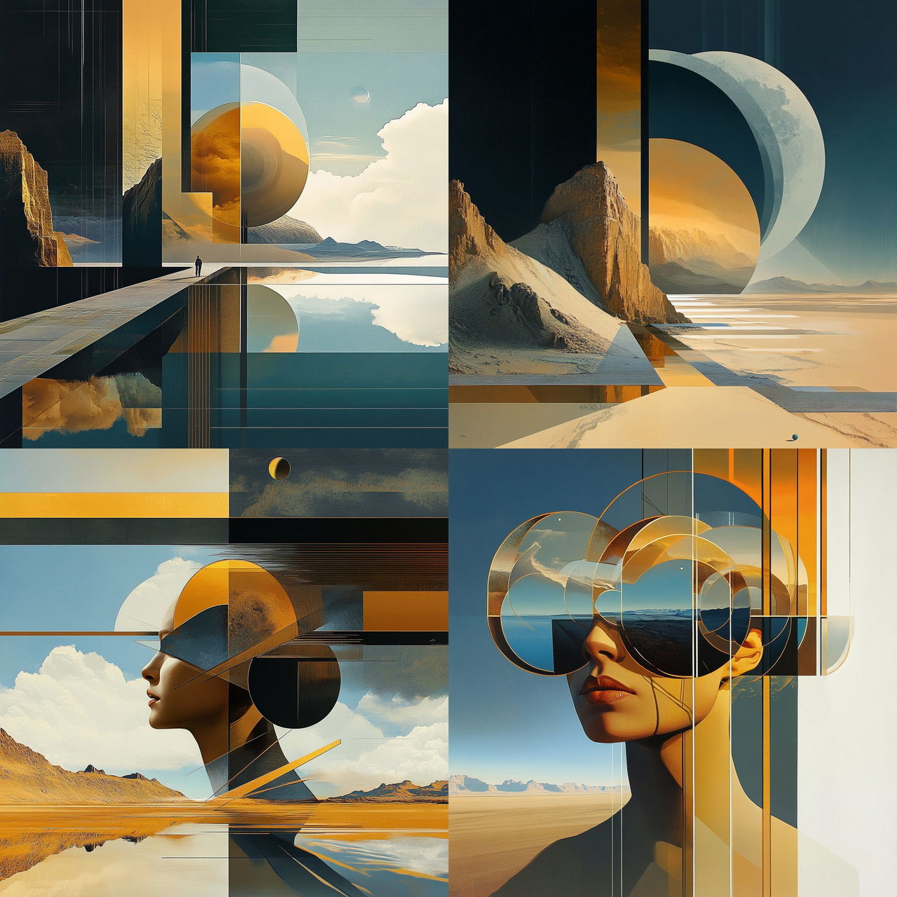 Thicket Mythocollage style, Midjourney V6.1, render 1 of 4