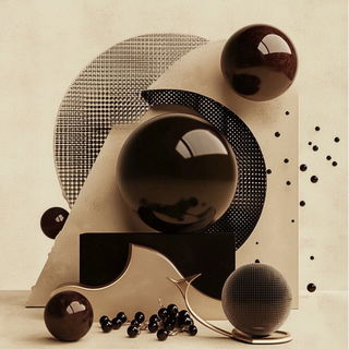Lanterncut Cinema style, Midjourney V6.1: abstract 3D render