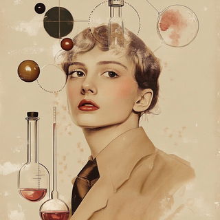 Lanterncut Cinema style, Midjourney V6.1: editorial illustration for popular scientific magazine cover