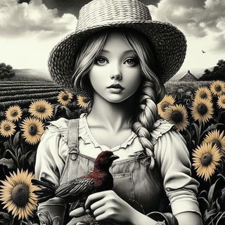 Mountainflora Chromoxylography style, Midjourney V6.1: traditional folk art
