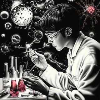 Mountainflora Chromoxylography style, Midjourney V6.1: editorial illustration for popular scientific magazine cover