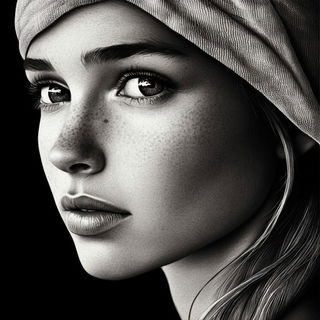 Mountainflora Chromoxylography style, Midjourney V6.1: photographic portrait of female protagonist