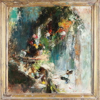 Blossomblack style, Midjourney V6.1: classical 18th-century oil painting