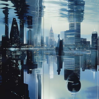 Pagoda Billboard Atelier style, Midjourney V6.1: megacity with futuristic bioarchitecture