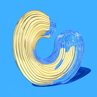 Flamehydrographica style, Midjourney V6.1: abstract 3D render