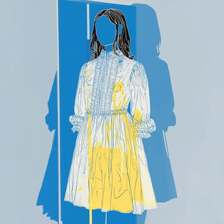 Flamehydrographica style, Midjourney V6.1: haute-couture fashion outfit