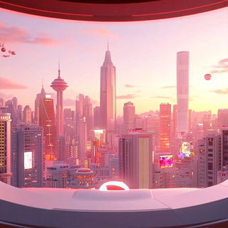 Lighttrail Cutroom style, Midjourney V6.1: megacity with futuristic bioarchitecture