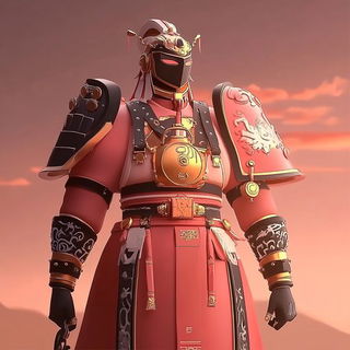 Lighttrail Cutroom style, Midjourney V6.1: concept art character design of retropunk steam knight