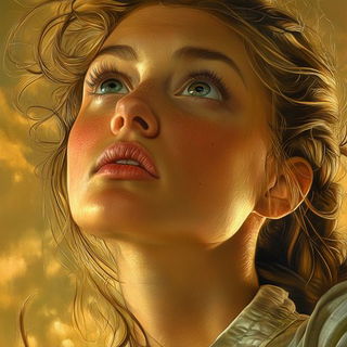 Fossilcut style, Midjourney V6.1: photographic portrait of female protagonist
