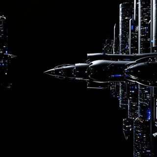 Gale Noir Manga style, Midjourney V6.1: cinematic shot from sci-fi movie