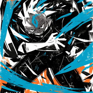 Blazonframe style, Midjourney V6.1: black-and-white manga comic strip