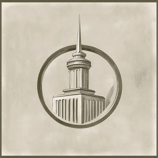 Tessellore style, Midjourney V6.1: bold minimalist logo design for Istanbul city municipal services