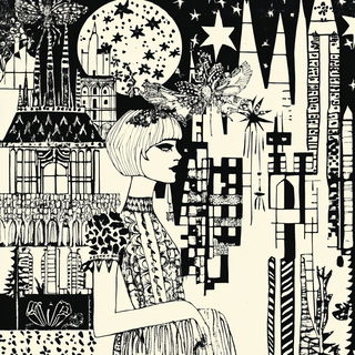 Ornamenterrestrial style, Midjourney V6.1: retro fairy-tale illustration