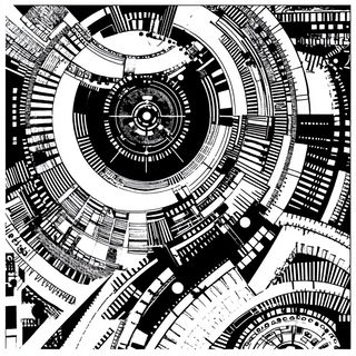 Ornamenterrestrial style, Midjourney V6.1: technical infrastructure blueprint schematics