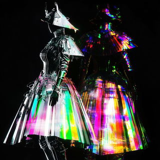 Castellacanto style, Midjourney V6.1: haute-couture fashion outfit