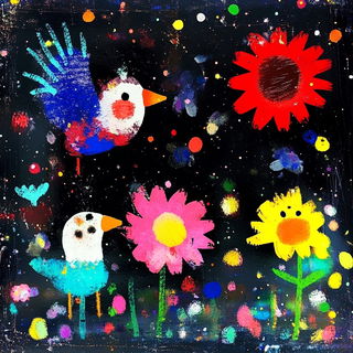 Merribrook Pictureworks style, Midjourney V6.1: traditional folk art