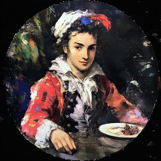 Merribrook Pictureworks style, Midjourney V6.1: classical 18th-century oil painting