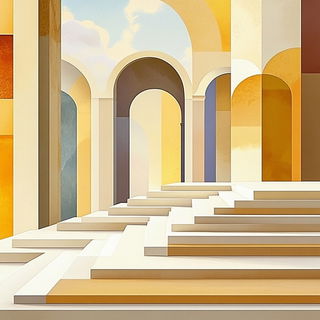 Enamelstorm style, Midjourney V6.1: abstract 3D render