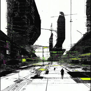 Planetary Weft style, Midjourney V6.1: megacity with futuristic bioarchitecture