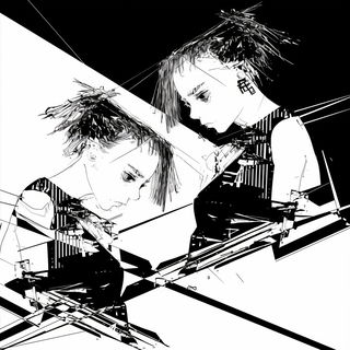 Planetary Weft style, Midjourney V6.1: black-and-white manga comic strip