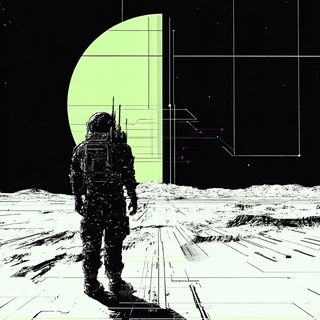Planetary Weft style, Midjourney V6.1: cinematic shot from sci-fi movie