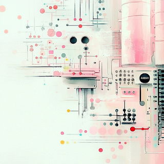 Vapor Monolith style, Midjourney V6.1: technical infrastructure blueprint schematics