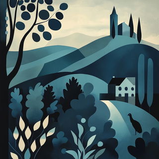 Gloombugue style, Midjourney V6.1: traditional folk art