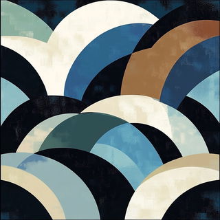 Gloombugue style, Midjourney V6.1: creative pattern composition
