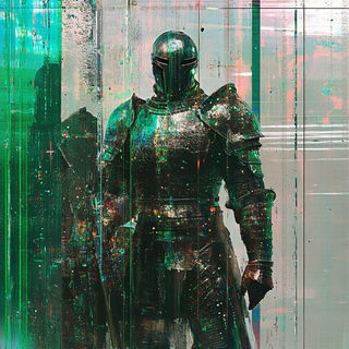 Oilbrush Gearstorybook style, Midjourney V6.1: concept art character design of retropunk steam knight