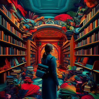 Koi Tessera style, Midjourney V6.1: Midlibrary
