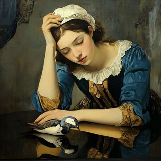 Ferronox style, Midjourney V6.1: classical 18th-century oil painting