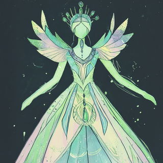 Toporiso style, Midjourney V6.1: haute-couture fashion outfit