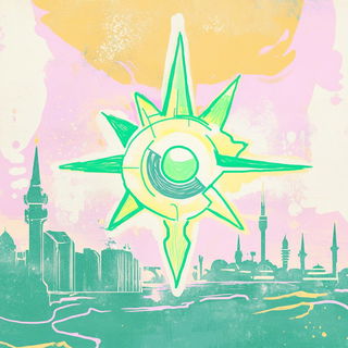 Toporiso style, Midjourney V6.1: bold minimalist logo design for Istanbul city municipal services